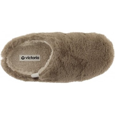 VICTORIA SLIPPERS 1081101 WEICHES HAAR MARRON