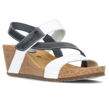 INTERBIOS Sandalen Komfortabler Keil 2019 BLANCO_AZUL