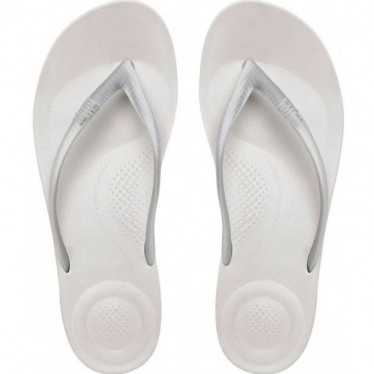 FITFLOP IQUSHION ERGONOMISCHE FLIP-FLOPS E54 SILVER