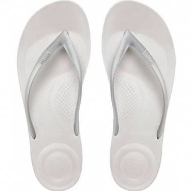 FITFLOP IQUSHION ERGONOMISCHE FLIP-FLOPS E54 SILVER