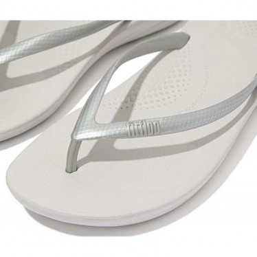 FITFLOP IQUSHION ERGONOMISCHE FLIP-FLOPS E54 SILVER