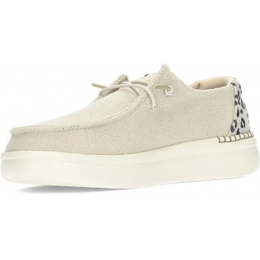 DUDE-SCHUHE WENDY RISE LEO 40204 CREAM