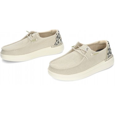 DUDE-SCHUHE WENDY RISE LEO 40204 CREAM