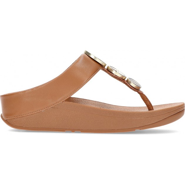 FITFLOP HALO FE5 SANDALEN LIGHT_TAN FITFLOP HALO FE5 SANDALEN LIGHT_TAN