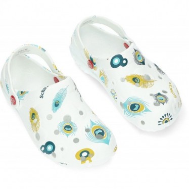 CLOGS SCHUZZ 0029 BLANCO_PLUMA