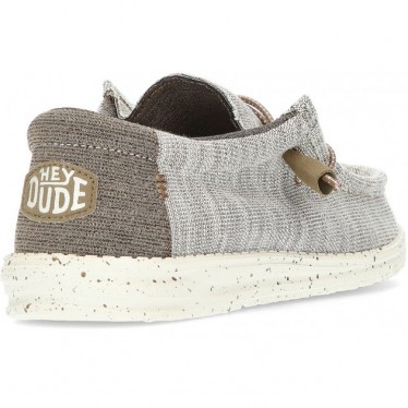 DUDE WALLY STRETCH-SCHUHE LIME_STONE