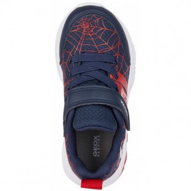 GEOX ASSISTER MARVEL J45DZD SPORTS NAVY_RED