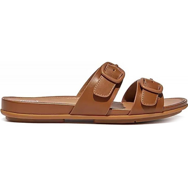 FITFLOP GRACIE FV1 SANDALEN MIT SCHNALLE LIGHT_TAN