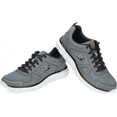 SKECHERS TRACK 52631 SNEAKERS CHARCOAL