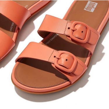 FITFLOP GRACIE FV1 SANDALEN MIT SCHNALLE SUNSHINE_CORAL