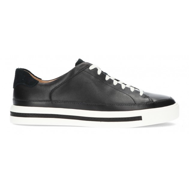 CLARKS UN MAUI TIE W SNEAKERS BLACK CLARKS UN MAUI TIE W SNEAKERS BLACK