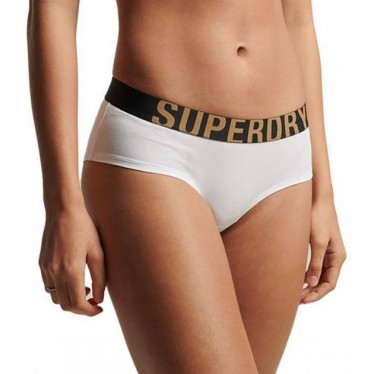 SUPERDRY HÖSCHEN W3110355A HIPSTER-Slip WHITE