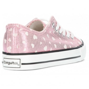 GLÄNZENDE CONGUITO-SNEAKERS 28390 ROSA