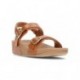 FITFLOP LULU VERSTELLBARE SANDALEN MIT RÜCKENRIEMEN TAN