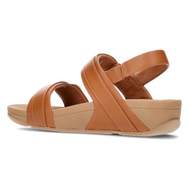 FITFLOP LULU VERSTELLBARE SANDALEN MIT RÜCKENRIEMEN TAN