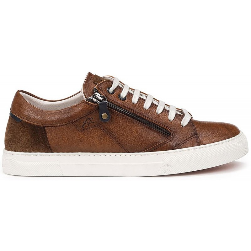 HERREN FLUCHES INDIANERSCHUHE F1410 CUERO