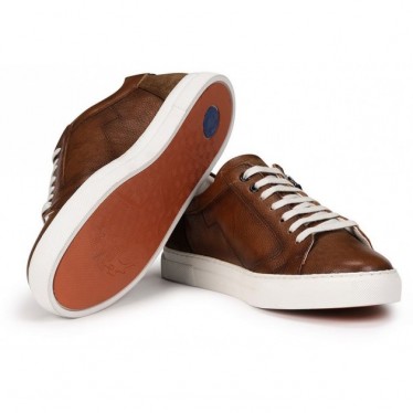 HERREN FLUCHES INDIANERSCHUHE F1410 CUERO
