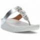 FITFLOP GALAXY TOE-THONGS SANDALEN SILVER