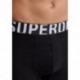 SUPERDRY BOXER M3110340A LOGO DOPPELPACK BLACK