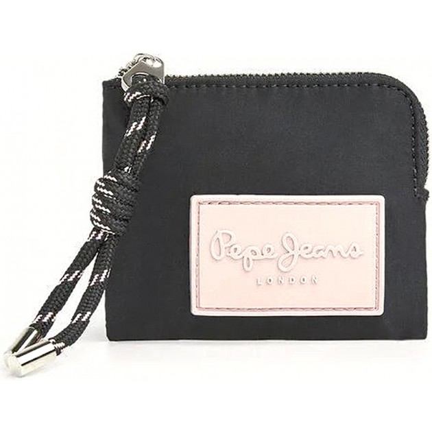 PEPE JEANS NYLON-BRIEFTASCHE PL070204 BLACK PEPE JEANS NYLON-BRIEFTASCHE PL070204 BLACK