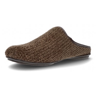 HAUS SLIPPER VULLADI CHINILLA MARRON