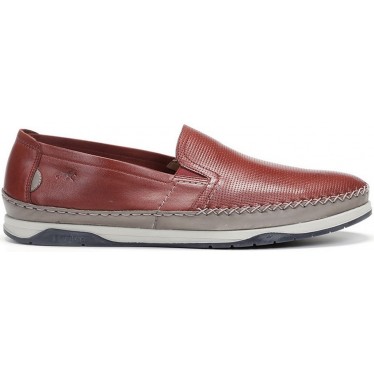 FLUCHOS F0814 HAVANA KENDAL MOCASIN MAN TERRACOTA_GRIS