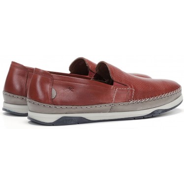 FLUCHOS F0814 HAVANA KENDAL MOCASIN MAN TERRACOTA_GRIS