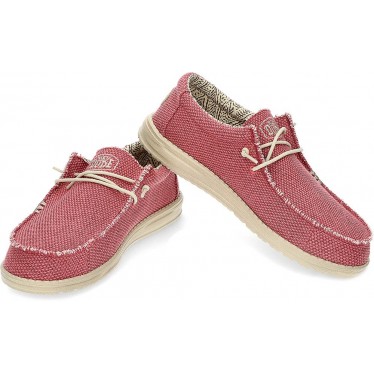 DUDE WALLYBRAIDED LOAFERS RED
