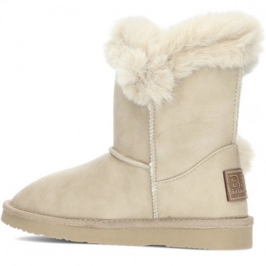 AUSTRALISCHE STIEFEL CONGUITOS BREAKWALK PELZPOMPOM BEIG