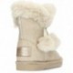 AUSTRALISCHE STIEFEL CONGUITOS BREAKWALK PELZPOMPOM BEIG