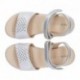 SANDAL GEOX HAITI J028ZA SILVER