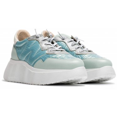 SNEAKERS WONDERS BERLIN A-3602 AQUA