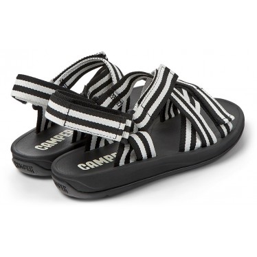 SANDALEN CAMPER MATCH K100781 BLANCO_NEGRO