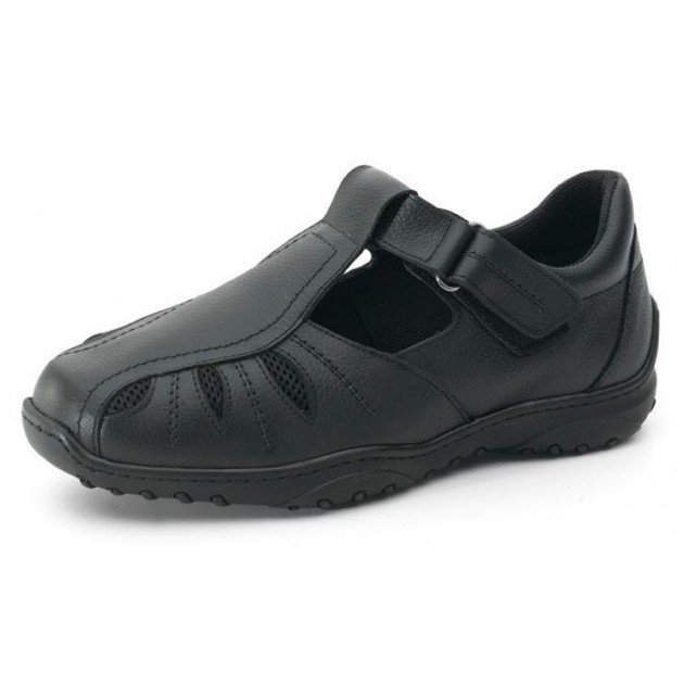 CALZAMEDI KOMFORTABELER UND WEITER DIABETISCHER HERRENSANDAL NEGRO CALZAMEDI KOMFORTABELER UND WEITER DIABETISCHER HERRENSANDAL NEGRO