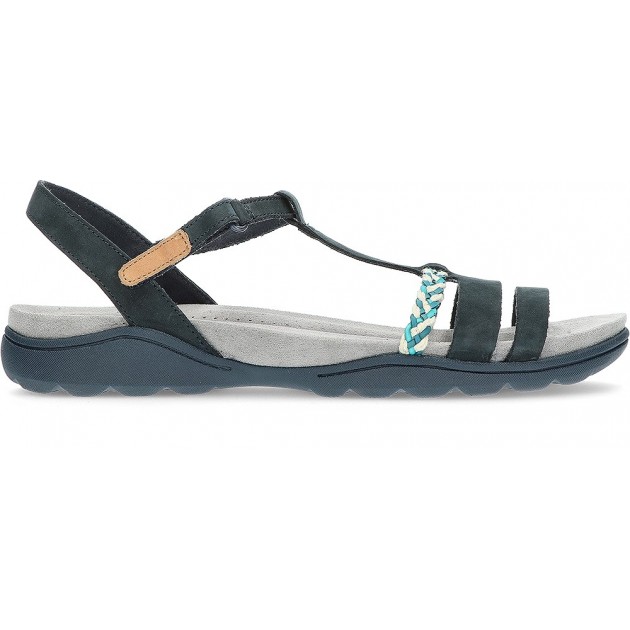 CLARKS AMANDATEALITE SANDALEN NAVY