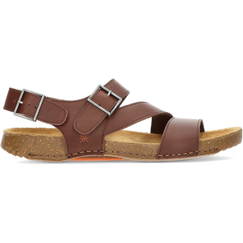 SANDALEN KUNST 0999 BROWN