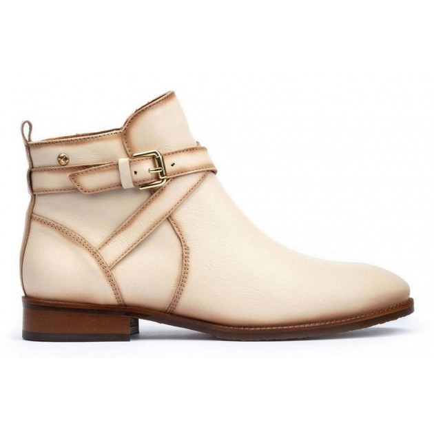 PIKOLINOS ROYAL W4D-8614 ANKLE BOOTS MARFIL PIKOLINOS ROYAL W4D-8614 ANKLE BOOTS MARFIL