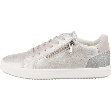 GEOX D026HA SNEAKERS PLATEADO