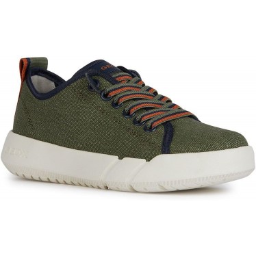 GEOX J45GWA SNEAKERS MILITARY