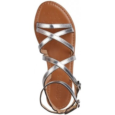 GEOX D15LXG SANDALEN SILVER