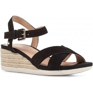 GEOX ISCHIA CORDA Sandalen NEGRO