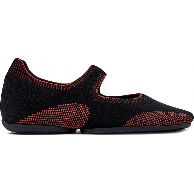 CAMPER BALLERINAS K201644 RECHTS NINA NEGRO_ROJO_001 CAMPER BALLERINAS K201644 RECHTS NINA NEGRO_ROJO_001