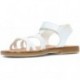 PABLOSKY GEFLOCHTENE SANDALE 427500 BLANCO