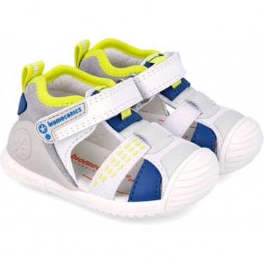 BIOMECANICS SANDALEN 242155-B SPORT BLANCO_PISTACHO