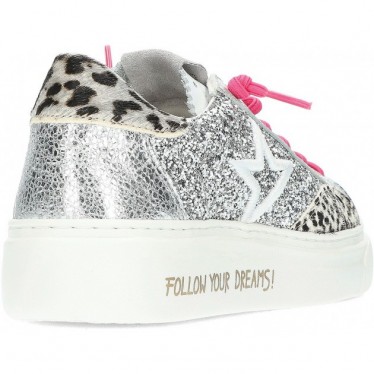 CETTI GLITZER-SNEAKERS C1342 PLATA