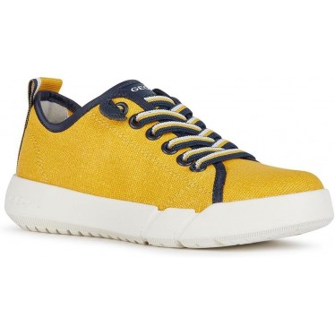 GEOX J45GWA SNEAKERS YELLOW