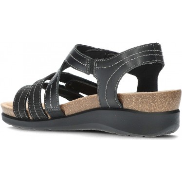 CLARKS CALENNECLARA SANDALEN BLACK