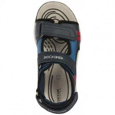 GEOX BOREALIS J450RA SANDALEN NAVY_RED