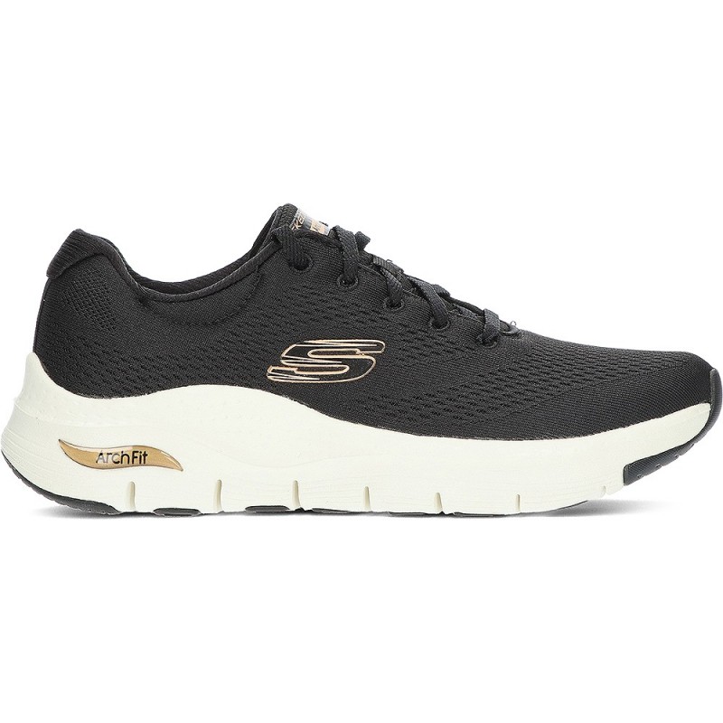 SKECHERS 149057 SNEAKER MIT ARCH-FIT NEGRO