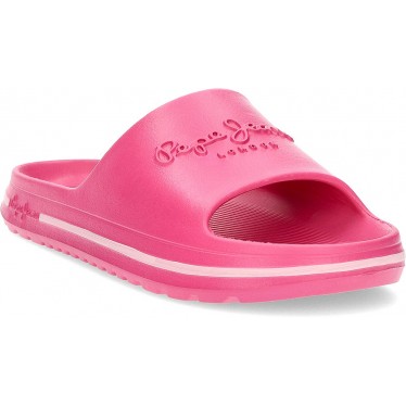 FLIP-FLOPS PEPE JEANS BEACH SLIDE PLS70131 BRIGHT_ROSE